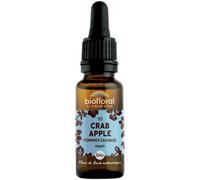 Biofloral 10 Crab Apple Pommier Sauvage Fleur De Bach Flacon Compte-Gouttes Bio Demeter 20ml