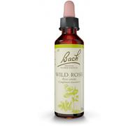 Fleurs de Bach Original, Wild Rose, No 37, pour plus d'ambition, aide à retrouver de l'intérêt. Elixir floral naturel pour le bien-être émotionnel. Compte-Gouttes 20ml, Vegan