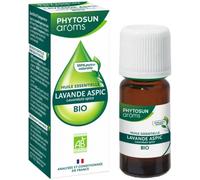 PHYTOSUN AROMS - Huile Essentielle Lavande Aspic Bio - HEBBD - 100% Pure & Naturelle - 100% Bio - Analysée & Conditionnée en France - 10 ml