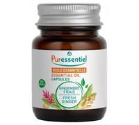 Parapharmacie > Bio & Médecines naturelles > Médecines naturelles > Huiles essentielles Puressentiel Huile Essentielle Gingembre Frais (Zingiber officinale) Bio 60 Capsules - Huiles essentielles - Pha