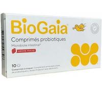 Parapharmacie > Bio & Médecines naturelles > Médecines naturelles > Micronutrition - Probiotiques BioGaia Comprimés à Croquer Goût Fraise x 10