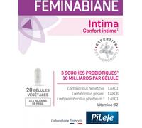Parapharmacie > Bio & Médecines naturelles > Médecines naturelles > Micronutrition - Probiotiques PiLeJe Feminabiane Intima x 20 - Micronutrition - Probiotiques - Pharmacie en ligne LaSante.net