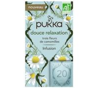 Pukka, Infusion Biologique et Ayurvédique, Douce Relaxation, 100% des Ingrédients Issus du Commerce Equitable, 20 Sachets