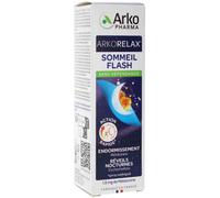 Arkopharma - Arkorelax Sommeil Flash Spray | Sommeil perturbé - Réveils nocturnes - Solution express pour s'endormir ou se rendormir |Flacon en spray de 20 ml