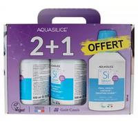 Aquasilice Coffret Silicium Buvable Source Végétale Peau/Ongles/Cheveux Flacon 3x500ml