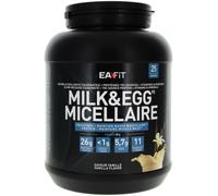 Parapharmacie > Compléments alimentaires > Articulations et muscles Eafit Construction Musculaire Milk & Egg 95 Micellaire Vanille 750 g - Articulations et muscles - Pharmacie en ligne LaSante.net