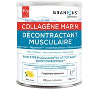Laboratoire des GRANIONS® Décontractant Musculaire - Collagène Marin Poudre Saveur Citron poudre 300 g