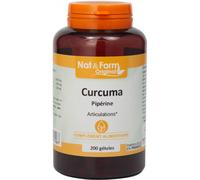 Parapharmacie > Compléments alimentaires > Articulations et muscles Nat&Form Curcuma Pipérine Gélules x 200 - Articulations et muscles - Pharmacie en ligne LaSante.net
