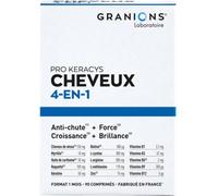 Parapharmacie > Compléments alimentaires > Cheveux, peau, ongles Granions Cheveux Croissance Vitalité Gélules - Cheveux, peau, ongles - Pharmacie en ligne LaSante.net x 90