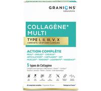 Parapharmacie > Compléments alimentaires > Cheveux, peau, ongles Granions Collagène Multi Type I, II, III, V, X Comprimés x 60 - Cheveux, peau, ongles - Pharmacie en ligne LaSante.net