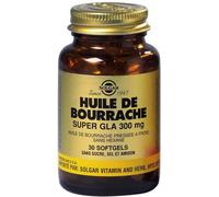 Parapharmacie > Compléments alimentaires > Cheveux, peau, ongles Solgar Huile de Bourrache Super GLA 300 mg Softgels x 30 - Cheveux, peau, ongles - Pharmacie en ligne LaSante.net