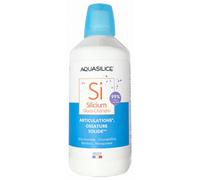 Silicium Glucosamine Chondroïtine - Solution buvable 1L - Enrichi en Bambou & Manganèse - Nettoyage de l'Organisme - Maintien d'une Ossature Solide - Fabriqué en France - Aquasilice