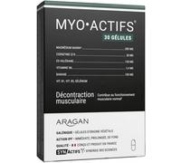 Parapharmacie > Compléments alimentaires > Compléments Alimentaires Articulations et muscles Aragan Synactifs MyoActifs 30 Gélules - Articulations et muscles - Pharmacie en ligne LaSante.net