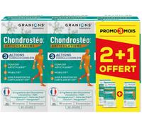 Parapharmacie > Compléments alimentaires > Compléments Alimentaires Articulations et muscles Granions Chondrostéo Articulations 2 + 1 Offert - Articulations et muscles - Pharmacie en ligne LaSante.net