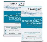 Parapharmacie > Compléments alimentaires > Compléments Alimentaires Articulations et muscles Granions Décontractant Musculaire 2 x 60 - Articulations et muscles - Pharmacie en ligne LaSante.net