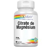 Solaray Citrate de Magnésium 144mg | 90 VegCaps