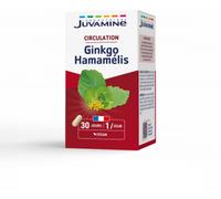 Parapharmacie > Compléments alimentaires > Compléments Alimentaires Circulation veineuse Juvamine Ginkgo Hamamélis Gélules Végétales x 30 - Circulation veineuse - Pharmacie en ligne LaSante.net