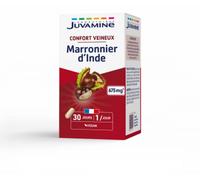 Parapharmacie > Compléments alimentaires > Compléments Alimentaires Circulation veineuse Juvamine Marronnier d Inde 30 Gélules - Circulation veineuse - Pharmacie en ligne LaSante.net