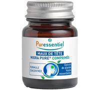 Parapharmacie > Compléments alimentaires > Compléments Alimentaires Concentration et Mémoire Puressentiel Migrapure Comprimés x 15 - Concentration - Mémoire - Pharmacie en ligne LaSante.net