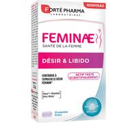 Forté Pharma - Feminae Désir & Libido - Bien etre femme, Libido femme, Fatigue, Régulation hormonale - MACA, Rose biota, Rhodiola, Vitamines - 28 comprimés, 2/jour