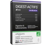 Parapharmacie > Compléments alimentaires > Compléments Alimentaires Digestion et Transit Aragan Synactifs DigestActifs Bio 30 Gélules - Digestion - Transit - Pharmacie en ligne LaSante.net