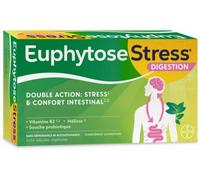 Parapharmacie > Compléments alimentaires > Compléments Alimentaires Digestion et Transit EuphytoseStress® Digestion - Stress et confort intestinal - Probiotiques, mélisse, vitamine B2 2x14 comprimés -