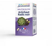 JUVAMINE - Artichaut et Radis Noir - Bien-être du Foie - Contribue au bon Fonctionnement du Système Digestif et Hépatique - 50 Gélules d'origine végétale - Programme de 25 jours
