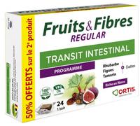 Ortis Fruits&Fibres Regular Transit Intestinal 2x24 Cubes