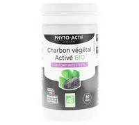Parapharmacie > Compléments alimentaires > Compléments Alimentaires Digestion et Transit Phyto-Actif Charbon Végétal Activé Confort Intestinal Bio Gélules x 60
