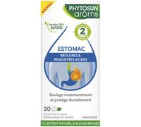 Phytosun Arôms Estomac Brûlures Et Remontées Acides Arôme Naturel Menthe 20 Comprimés