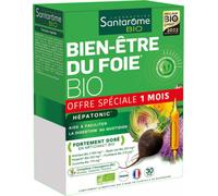 Santarome Bio - Bien-Etre du Foie - Aide à la digestion - 30 ampoules