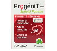 Parapharmacie > Compléments alimentaires > Compléments Alimentaires Fertilité Et Grossesse 3C Pharma ProgéniT+ Spécial Femme Comprimés x 60