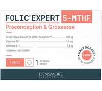 Densmore Folic'Expert - Préconception et Grossesse - Acide Folique 5-MTHF 600 μg - 1 mois