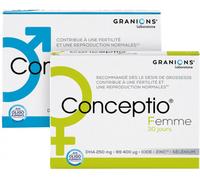 Parapharmacie > Compléments alimentaires > Compléments Alimentaires Fertilité Et Grossesse Granions Conceptio Homme et Femme Duo x 2 - Fertilité - Grossesse - Pharmacie en ligne LaSante.net