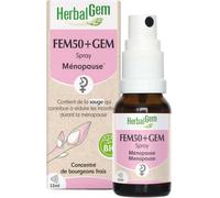 Parapharmacie > Compléments alimentaires > Compléments alimentaires ménopause HerbalGem Fem50+gem Spray Ménopause Bio 15 ml - Compléments alimentaires ménopause - Pharmacie en ligne LaSante.net