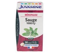 Parapharmacie > Compléments alimentaires > Compléments alimentaires ménopause Juvamine Sauge 1000 mg Comprimés x 30