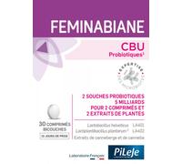 Parapharmacie > Compléments alimentaires > Compléments alimentaires ménopause PiLeJe Feminabiane CBU x 30 - Compléments alimentaires ménopause - Pharmacie en ligne LaSante.net