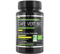 NUTRIVIE - Café Vert BIO 500 mg - Brûle-Graisses & Booster Naturel - Stimule le Métabolisme & Favorise la Perte de Poids - Riche en Antioxydants - 100% Végétal - 60 Gélules Vegan
