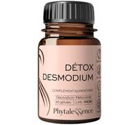 Parapharmacie > Compléments alimentaires > Compléments Alimentaires Minceur > Draineurs Contre La Rétention D'Eau Phytalessence Detox Desmodium 30 Gélules - Draineurs - Pharmacie en ligne LaSante.net