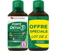 Parapharmacie > Compléments alimentaires > Compléments Alimentaires Minceur > Draineurs Contre La Rétention D'Eau Forté Pharma Forté Détox 5 Organes 2 x 500 ml - Draineurs - Pharmacie en ligne LaSante
