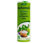 A.VOGEL Herbamare Original - Mélange de sel marin, légumes et herbes fraiches - Assaisonnement sain, bio & vegan - Actifs végétaux - Exhausteur de goût, savoureux & fabriqué en France - 125 g