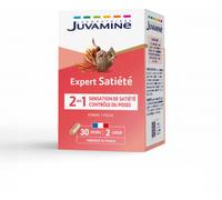 JUVAMINE - Expert Satiété 2-en-1 - Contrôle du poids - Sensation de satiété - Konjac - Fucus - Programme 30 jours - 60 gélules - 2 gélules par jour - Fabriqué en France