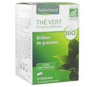 Parapharmacie > Compléments alimentaires > Compléments Alimentaires Minceur > Produits Destockage Des Graisses Naturland Thé Vert Bio Végécapsx 75