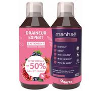Manhae Draineur Expert - Detox, Brûle graisse - OFFRE SPECIALE 2x500ml