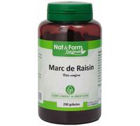 Parapharmacie > Compléments alimentaires > Compléments Alimentaires Minceur > Produits Destockage Des Graisses Nat&Form Marc de Raisin Gélules x 200 - Destockage des graisses - Pharmacie en ligne LaSa