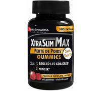Forté Pharma XtraSlim Max Gummies Perte de Poids Minceur Brule graisse 60 Gommes