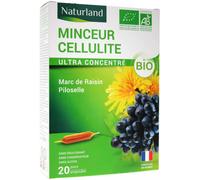 Parapharmacie > Compléments alimentaires > Compléments Alimentaires Minceur > Produits Destockage Des Graisses Naturland Minceur Cellulite Bio 20 Ampoules Buvables de 10 ml - Destockage des graisses -