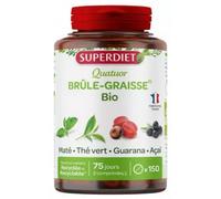 Parapharmacie > Compléments alimentaires > Compléments Alimentaires Minceur > Produits Destockage Des Graisses Superdiet Quatuor Maté Brûle-Graisse Bio 150 Comprimés - Destockage des graisses - Pharma