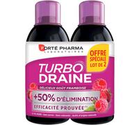 Parapharmacie > Compléments alimentaires > Compléments Alimentaires Minceur > Produits Destockage Des Graisses Forté Pharma Minceur TurboDraine Framboise 2 x 500 ml - Destockage des graisses - Pharmac