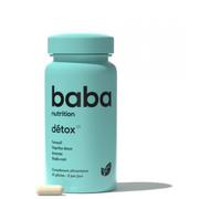 Baba Nutrition Complément alimentaire Détox | Complexe de 4 plantes certifiées bio hautement dosées pour purifier l'organisme | Paprika, Radis Noir, Ananas, Fenouil | 60 gélules